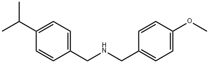 (4-ISOPROPYL-BENZYL)-(4-METHOXY-BENZYL)-AMINE Structure