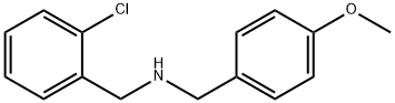 (2-CHLORO-BENZYL)-(4-METHOXY-BENZYL)-AMINE 化学構造式