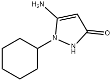 5-AMINO-1-CYCLOHEXYL-1H-PYRAZOL-3-OL Struktur