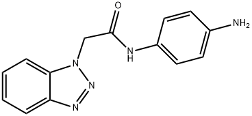N-(4-AMINO-PHENYL)-2-BENZOTRIAZOL-1-YL-ACETAMIDE 结构式