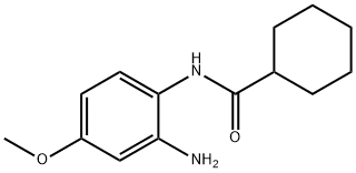 Cyclohexanecarboxamide, N-(2-amino-4-methoxyphenyl)- (9CI) 化学構造式