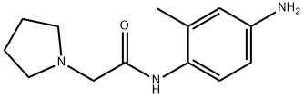 N-(4-AMINO-2-METHYL-PHENYL)-2-PYRROLIDIN-1-YL-ACETAMIDE Struktur