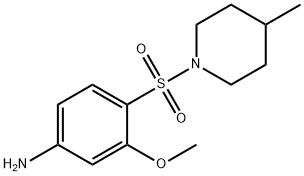 3-METHOXY-4-(4-METHYL-PIPERIDINE-1-SULFONYL)-PHENYLAMINE|3-甲氧基-4-((4-甲基哌啶-1-基)磺酰基)苯胺