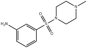 3-(4-METHYL-PIPERAZINE-1-SULFONYL)-PHENYLAMINE Structure