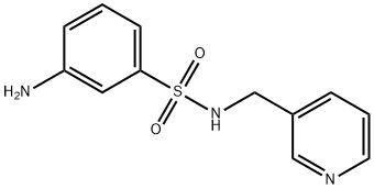 3-AMINO-N-PYRIDIN-3-YLMETHYL-BENZENESULFONAMIDE Struktur
