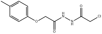 CHLORO-ACETIC ACID N '-(2-P-TOLYLOXY-ACETYL)-HYDRAZIDE Struktur