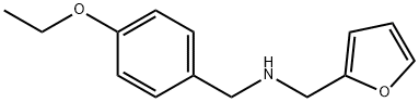 (4-ETHOXY-BENZYL)-FURAN-2-YLMETHYL-AMINE 化学構造式