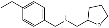 (4-ETHYL-BENZYL)-(TETRAHYDRO-FURAN-2-YLMETHYL)-AMINE,436096-83-2,结构式