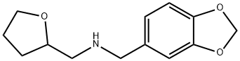 BENZO[1,3]DIOXOL-5-YLMETHYL-(TETRAHYDRO-FURAN-2-YLMETHYL)-AMINE Structure