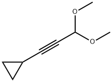 (3,3-二甲氧基-1-丙炔基)环丙烷, 436097-28-8, 结构式