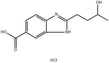 2-(3-HYDROXY-BUTYL)-1H-BENZOIMIDAZOLE-5-CARBOXYLIC ACID,436099-55-7,结构式