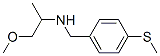 (2-甲氧基-1-甲基-乙基)-(4-甲基硫基-苄基)-胺 结构式