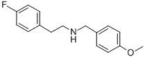 [2-(4-FLUORO-PHENYL)-ETHYL]-(4-METHOXY-BENZYL)-AMINE