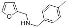 FURAN-2-YLMETHYL-(4-METHYL-BENZYL)-AMINE 化学構造式