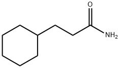 3-シクロヘキシルプロピオンアミド 化学構造式