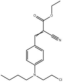 ethyl 3-[4-[butyl(2-chloroethyl)amino]phenyl]-2-cyanoacrylate|