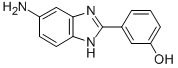 3-(5-アミノ-1H-ベンゾイミダゾール-2-イル)フェノールHYDROBROMIDE 化学構造式