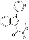 OXO-(1-PYRIDIN-3-YL-1H-INDOL-3-YL)-ACETIC ACID METHYL ESTER 结构式