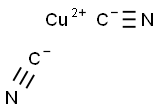 copper(II) cyanide 结构式