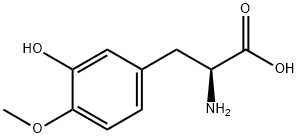 2-氨基-3-(3-羟基-4-甲氧基苯基)丙酸, 4368-01-8, 结构式