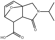 3-ISOPROPYL-4-OXO-10-OXA-3-AZA-TRICYCLO[5.2.1.0(1,5)]DEC-8-ENE-6-CARBOXYLIC ACID Structure