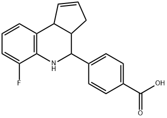 436811-08-4 4-(6-氟-3A,4,5,9B-四氢-3H-环戊二烯[C]喹啉-4-基)苯甲酸