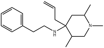 (4-ALLYL-1,2,5-TRIMETHYL-PIPERIDIN-4-YL)-PHENETHYL-AMINE|4-烯丙基-1,2,5-三甲基-N-苯乙基哌啶-4-胺