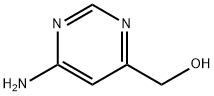 4 - 嘧啶甲醇,6 - 氨基 - 结构式