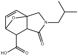 3-ISOBUTYL-4-OXO-10-OXA-3-AZA-TRICYCLO[5.2.1.0(1,5)]DEC-8-ENE-6-CARBOXYLIC ACID,436855-63-9,结构式