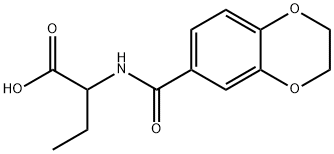 2-[(2,3-DIHYDRO-BENZO[1,4]DIOXINE-6-CARBONYL)-AMINO]-BUTYRIC ACID,436855-75-3,结构式