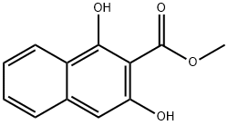 2-Naphthalenecarboxylic acid, 1,3-dihydroxy-, methyl ester (9CI) Structure