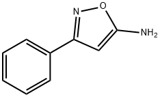 3-苯基-5-氨基异噁唑, 4369-55-5, 结构式
