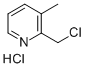 吡啶,2-(氯甲基)-3-甲基-, 盐酸盐 (1:1),4370-22-3,结构式