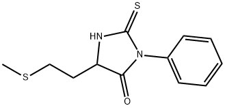 フェニルチオヒダントイン-メチオニン 化学構造式