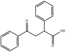 4-オキソ-2,4-ジフェニル酪酸 化学構造式
