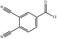 Benzoyl chloride, 3,4-dicyano- (9CI) Structure