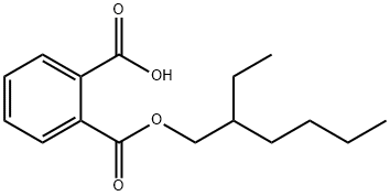 PHTHALIC ACID MONO-2-ETHYLHEXYL ESTER Structure