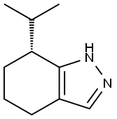 1H-Indazole,4,5,6,7-tetrahydro-7-(1-methylethyl)-,(7R)-(9CI) 结构式