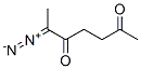 2,5-Heptanedione,  6-diazo- Struktur