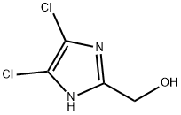 1H-Imidazole-2-methanol,  4,5-dichloro-, 437658-65-6, 结构式