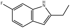 1H-Indole,2-ethyl-6-fluoro-(9CI) 结构式