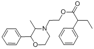α-エチルベンゼン酢酸2-(3-メチル-2-フェニル-4-モルホリニル)エチル
