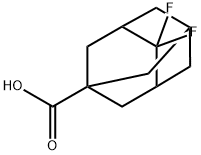 4,4-二氟金刚烷甲酸, 438017-43-7, 结构式