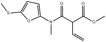 3-부텐산,2-[[메틸[5-(메틸티오)-2-푸라닐]아미노]카르보닐]-,메틸에스테르