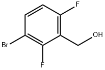 (3-溴-2,6-二氟苯基)甲醇, 438050-05-6, 结构式