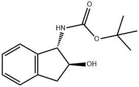 (1S,2S)-N-BOC-1-AMINO-2-INDANOL Struktur