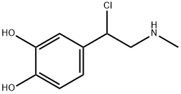 1,2-Benzenediol, 4-[1-chloro-2-(methylamino)ethyl]- (9CI) 结构式