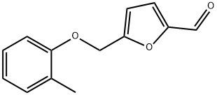 5-[(2-METHYLPHENOXY)METHYL]-2-FURALDEHYDE 化学構造式