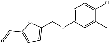 5-[(4-氯-3-甲基苯氧基)甲基]-呋喃-2-甲醛,438220-50-9,结构式