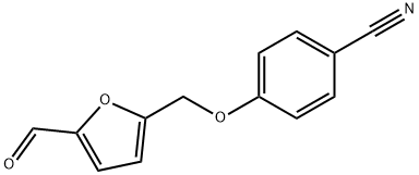 4-[(5-甲酰-2-呋喃)甲氧基]苯甲腈,438221-44-4,结构式